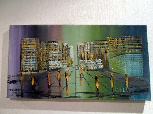St Clare - Abstract art - Cubes and figures - Stunning!